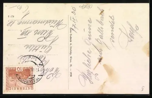 AK Gallspach /O.Ö., Ortsansicht mit Institut Zeileis