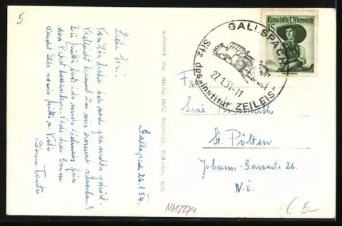 AK Gallspach /O. Ö., Schloss Zeiless