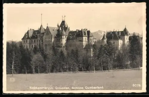 AK Gmunden /Salzkammergut, Schloss Cumberland