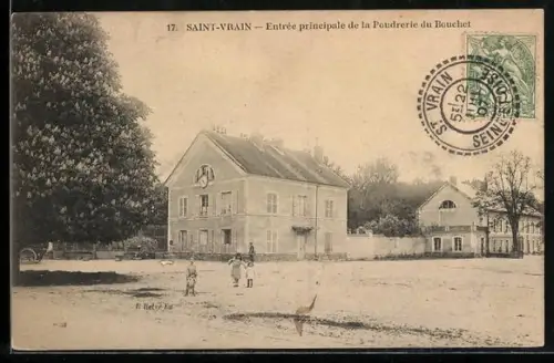 AK Saint-Vrain, entree principale de la Poudrerie du Bouchet