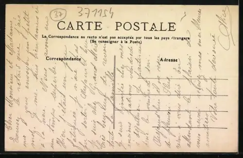 AK Saint-Branchs, Perspective de la Grande Rue