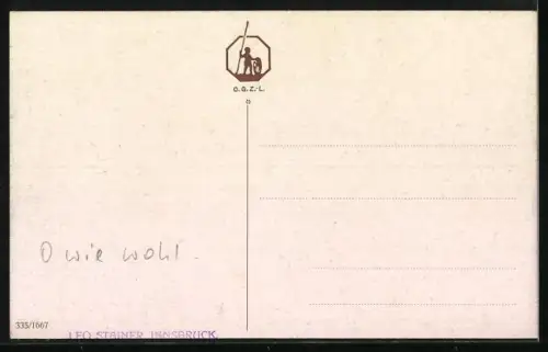 AK O wie wohl, vermenschlichte Katzenkinder