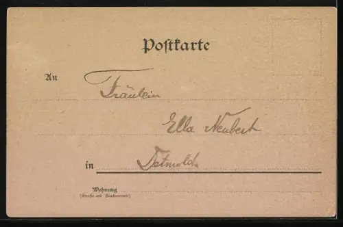 Lithographie Lohengrin, Parsival am See, Schwan