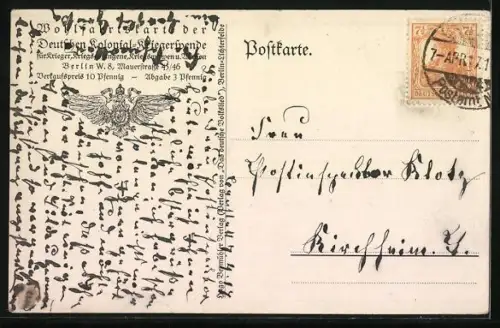 Künstler-AK Hans Baluschek: Volkslieder in Bildern Am Brunnen vor dem Tore