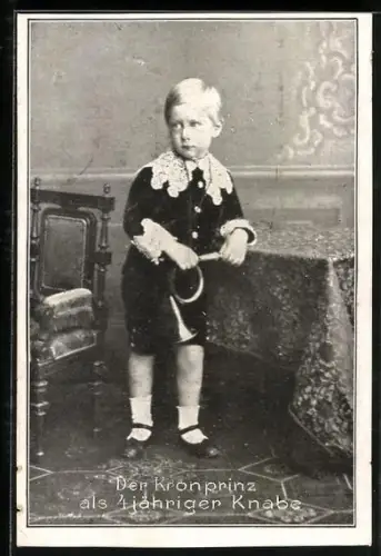 AK Der Kronprinz Wilhelm von Preussen als vierjähriger Knabe