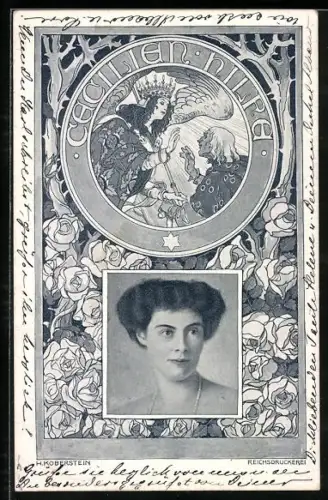 AK Cecilien-Hilfe, Kronprinzessin Cecilie, Jugendstil