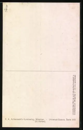 Künstler-AK Carl Spitzweg: Der verliebte Provisor