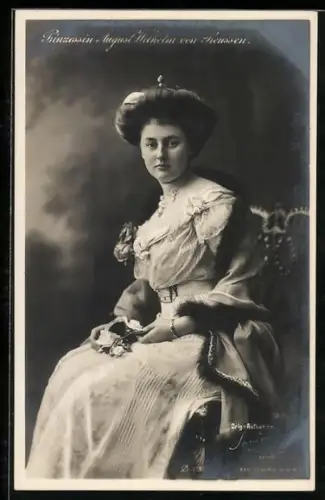 AK Prinzessin August Wilhelm von Preussen