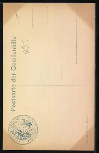 AK Kronprinzessin Cecilie hält ihr Baby Prinzessin Alexandrine im Arm