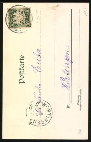 Künstler-AK München, Frauenkirche