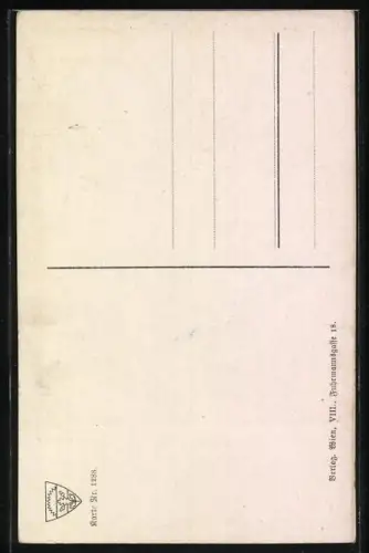 Künstler-AK Deutscher Schulverein Nr. 1288, Hans Götzinger: Ein einladendes Plätzchen