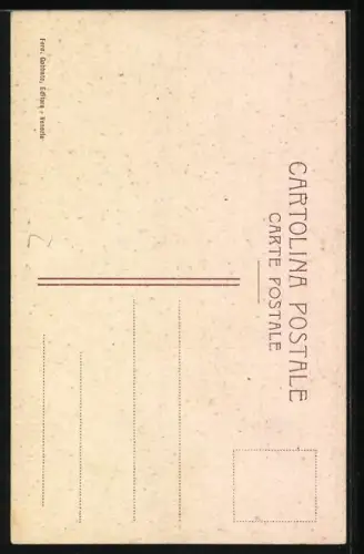 Lithographie Venezia, Il molo, Gondelpartie