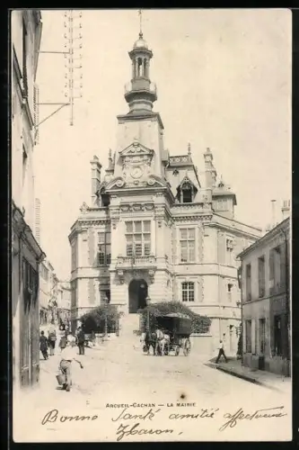 AK Arcueil-Cachan, La Mairie, Rathaus
