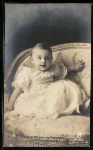 AK Prinz Wilhelm von Preussen als Baby