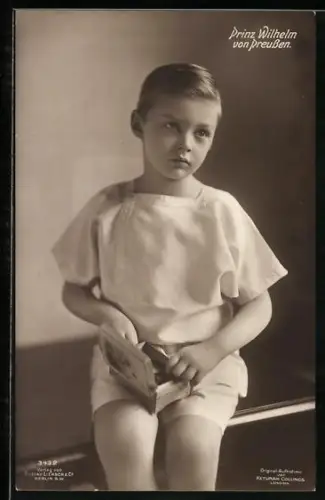 AK Prinz Wilhelm von Preussen als Knabe