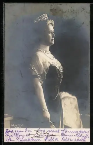 AK Portrait der Grossherzogin Hilda von Baden