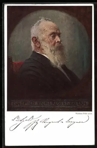 Künstler-AK Walther Firle: Prinzregent Luitpold von Bayern, 25jähriges Regentschafts-Jubiläum