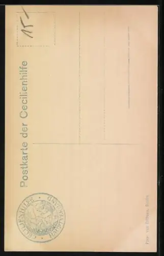 AK Kronprinzessin Cecilie hält ihr Baby Prinzessin Alexandrine im Arm