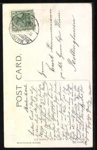 Künstler-AK T. Gilson: Series 282, Ha Ha Ha, Mäuse fliehen vor der Katze