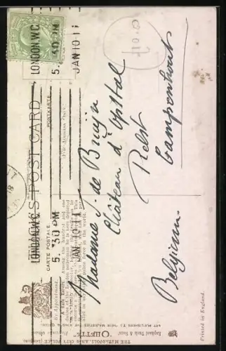 Künstler-AK Harry Payne: Metropolitan Police, A Safe Escort, Bobby, Polizei