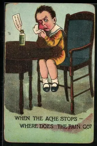 AK When the Ache stops - where does the Pain go?, Zahnschmerzen, Scherz