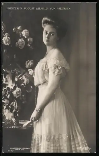AK Portrait der Prinzessin Alexandra Victoria von Schleswig-Holstein