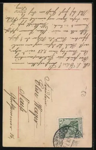 AK Portraits Prinz August Wilhelm von Preussen & Prinzessin Alexandra Victoria von Schleswig-Holstein