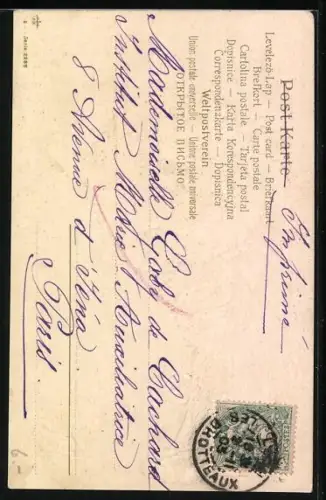 Lithographie Katz und Maus