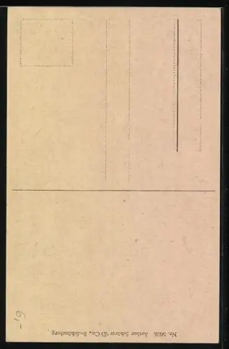 Künstler-AK Ruab Gnischaf: Kätzchen, Fräulein mit Katze