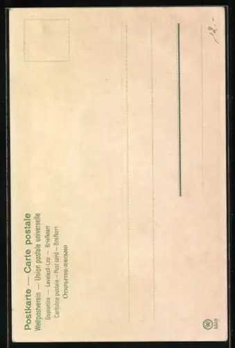 Künstler-AK Alfred Mailick: Martha, Martha, Eins ist Not! Martha beim Nähen mit Katzen und Jesus