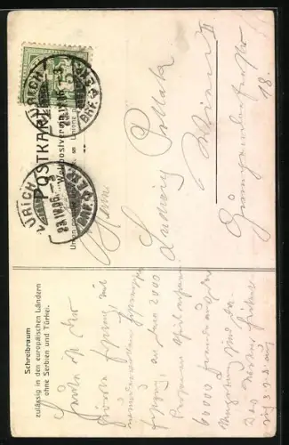 Künstler-AK Zürich, Sechsläuten 1906, Reiter mit Flagge, verschiedene Wappen