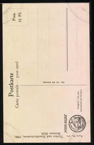 Künstler-AK Christopher Rave: Tucker und Zesenfischerboot um 1900 im Stettiner Haff