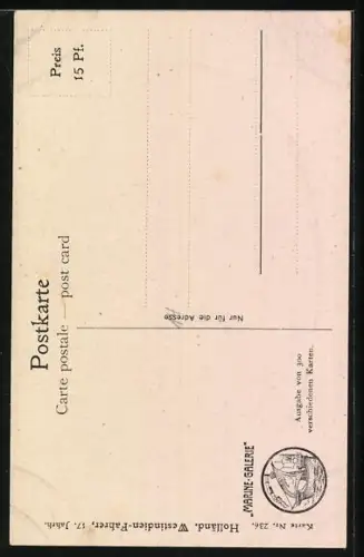 Künstler-AK Christopher Rave: Segelschiff Holländischer Westindien-Fahrer um 1700