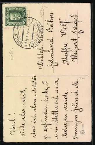 AK Weinendes Kind mit Trinkflsche und zwei Hundewelpen