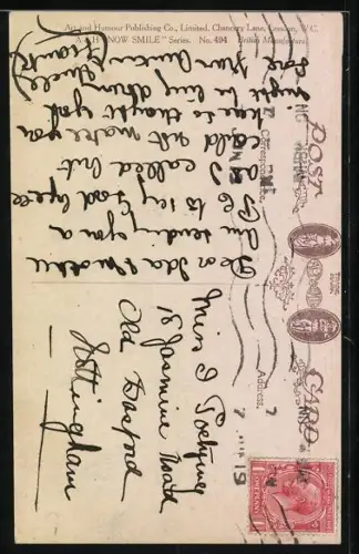 AK Junge und Mädchen schauen sich an