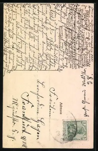 AK Junges Mädchen im weissen Kleid mit Blumen