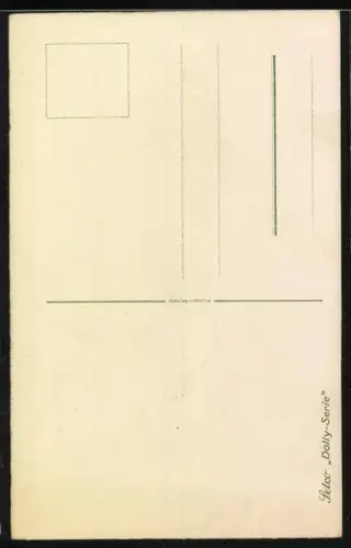 AK Mädchen spielt mit kleinem Hund