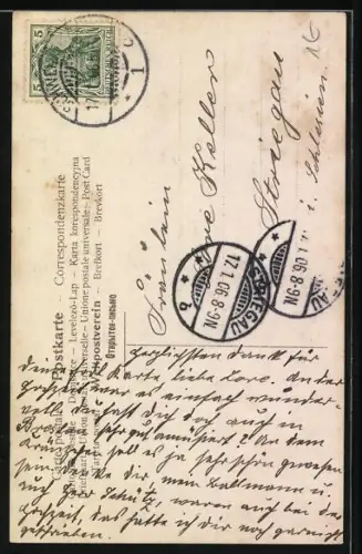 AK Dichter Friedrich Schiller stützt den Kopf auf seine Hand