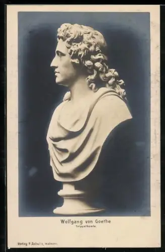 AK Wolfgang von Goethe, Trippelbüste