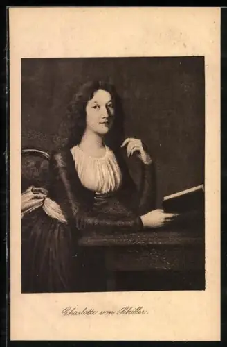 AK Charlotte von Schiller, Portrait
