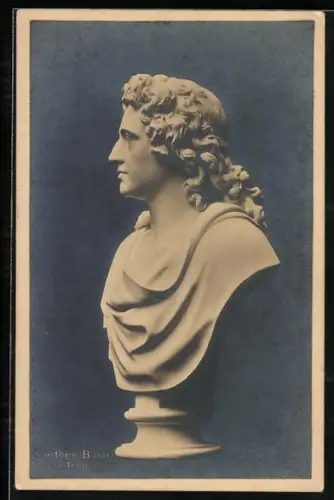 AK Johann Wolfgang v. Goethe, Büste