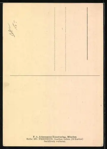 AK Im Park zu Weimar, Goethe, Corona Schroeter, Karl August