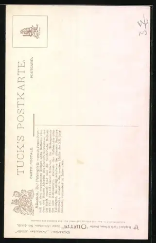 Künstler-AK Charles F. Flower: München, Blick auf Standesamt