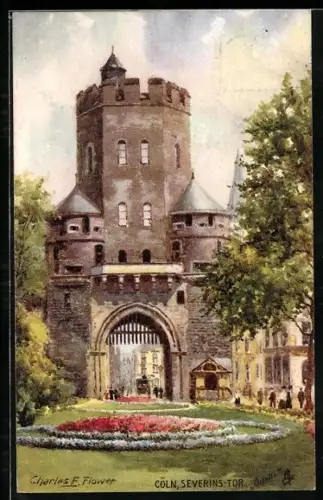 Künstler-AK Köln, Severins-Tor