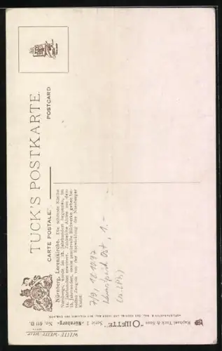 Künstler-AK Charles F.Flower: Nürnberg, Blick zur Lorenzkirche, Leute, Geschäfte