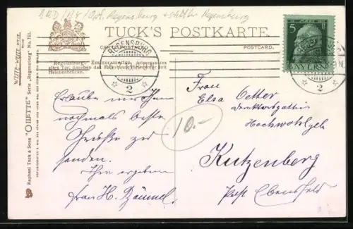 Künstler-AK Charles F. Flower: Regensburg, Emmeramer Tor