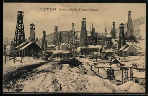 AK Bustenari, Schela Aquilla Franco-Româna, Erdölförderung