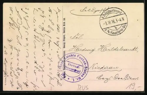 AK St. Petersburg, Partie in der Alexanderstrasse, Passepartout mit Wappen, Zweibund