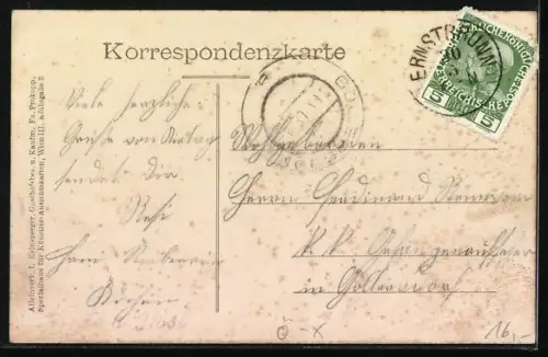 AK Ernstbrunn /N.-Oe., Maisbierbaum, Panorama des Ortes