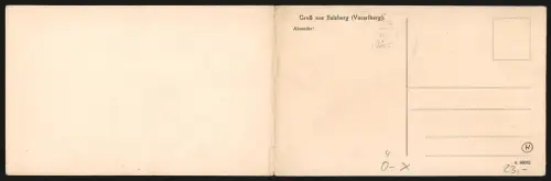 Klapp-AK Sulzberg /Vorarlberg, Alpenpanorama und Partie bei der Kirche